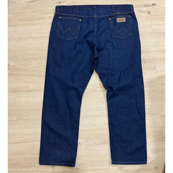 Wrangler Men's Cowboy Cut Original Fit Jean in Prewashed Indigo 13MWZPW 44x30 - Picture 5 of 7